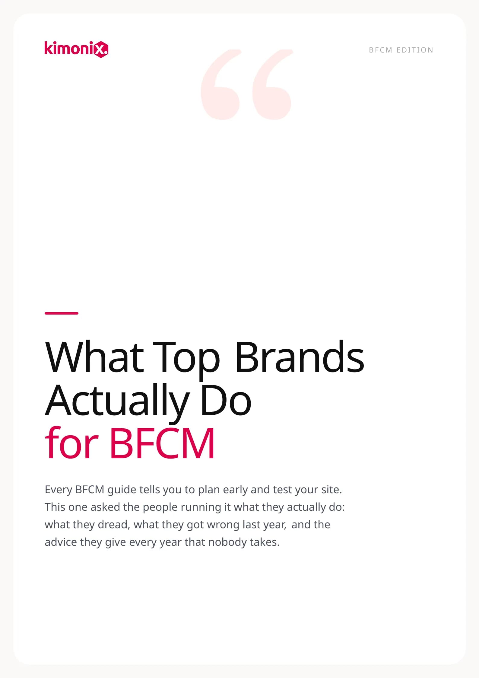 What Top Brands Actually Do for BFCM cover